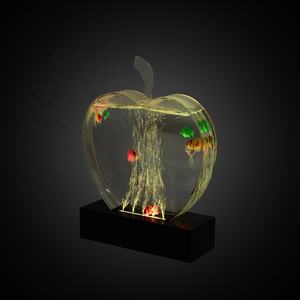 โคมไฟตั้งโต๊ะ LED รูปทรงแอปเปิ้ล พร้อมฟองน้ำเปลี่ยนสีตามการสัมผัส เหมาะสำหรับตกแต่งคริสต์มาส - Product Image 4