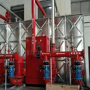 300CBM حجم كبير تراجع الساخنة المجلفن ألواح الصلب انسحب تجميعها مكافحة الحرائق خزان المياه - Product Image 4