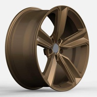 Ruedas Forjadas Personalizadas con Alta Capacidad de Carga, Color Bronce Antiguo Esmerilado 5 *112, Ruedas para Varios Modelos de Automóviles Audi