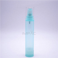 Flacons cosmétiques portables et fins pour crèmes de soin, contenants de 15 ml, 30 ml, 50 ml avec pompe à vide intégrée.