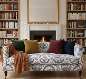 Tela de tapicería estampada premium Thibaut Dooley por yarda para proyectos de tapicería, restauración de muebles y decoración de interiores. - Product Image 4