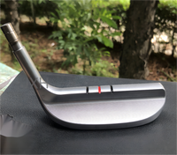 Putter de golf unisexe pour gaucher, en acier 1045, de haute qualité, fabriqué à la machine CNC, nouveau design, 375 g, option de logo personnalisé