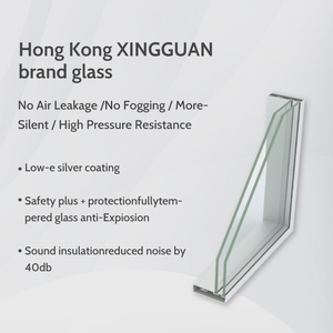 Hiện đại biệt thự ban công thang máy và cửa trượt Patio phía trước nhập Glider cửa nhôm bão tác động trượt cửa kính - Product Image 5