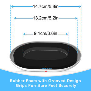 Deslizadores Inteligentes para Muebles sobre Alfombras, Deslizadores para Muebles, Móviles para Muebles, para Pisos de Madera, con Calcetines Deslizantes - Product Image 4
