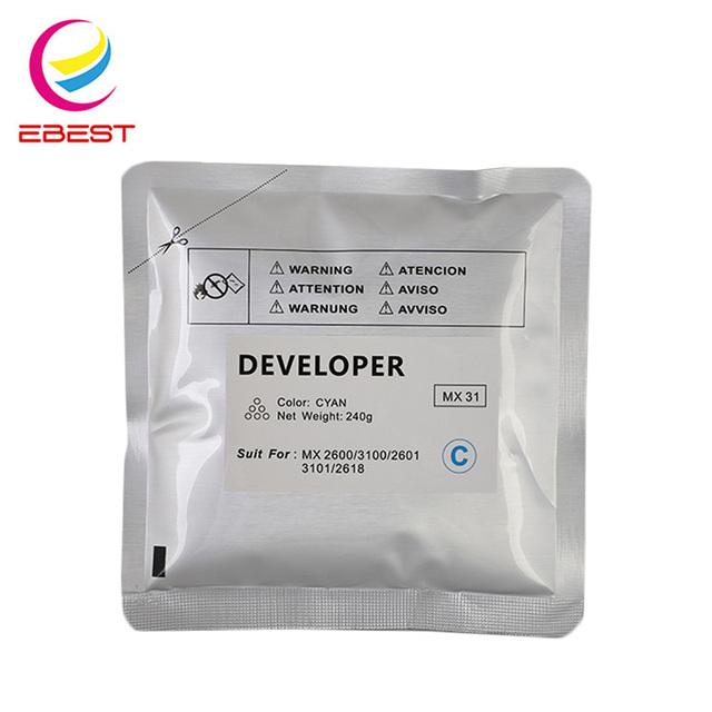EBEST Compatible for Sharps Copier Developer MX31 MX2600N 3100N 2601N 3101N 2618N Developer Powder