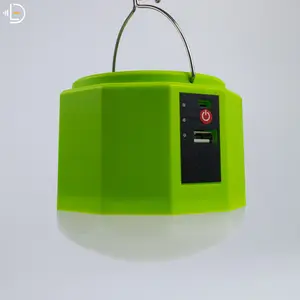 Dimmable חירום פנס אור נייד שמש מופעל LED מנורת נטענת חיצוני קמפינג מנגל תליית בית לילה אור הנורה
