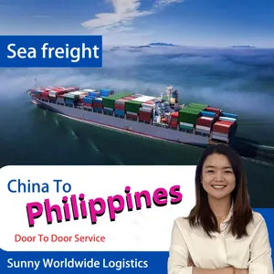 Полная морская Доставка из Шэньчжэня/Нинбо на Филиппины, транспортный контейнер 20 футов 40 футов, быстрая Морская перевозка