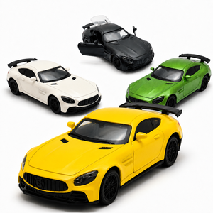 Vente en gros YZMODEL Modèle miniature de supercar DIVO à rétrofriction à l'échelle 1:36, en alliage, avec <span class=keywords><strong>portes</strong></span> ouvrantes, finition course, jouet écologique en métal - Product Image 1