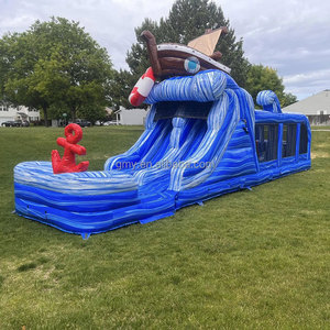 Gmy inflatables Inflatable + Viking + Tàu + trượt Combo nafukovaci skluzavka castillo hinchable thương mại trượt nước Inflatable - Product Image 3