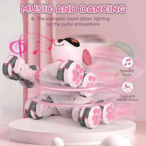 Voiture RC 8 roues motrices, jouet robot chien, <span class=keywords><strong>télécommande</strong></span> 2,4 GHz, jouet interactif intelligent programmable, cadeau pour garçons et filles - Product Image 4