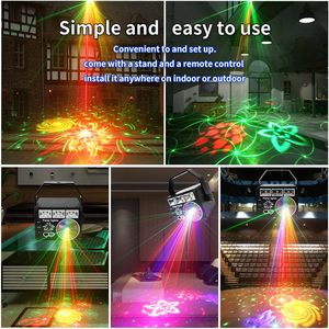 <span class=keywords><strong>2025</strong></span> mới 3 trong 1 Đảng DJ Đèn sân khấu trang trí RGBW 48 Mẫu Strobe LED chùm chiếu Lazer ánh sáng Disco DJ Đảng chiếu sáng - Product Image 2