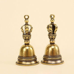 <span class=keywords><strong>Campanas</strong></span> de Viento Retro de Cobre, Campana de Latón Sólido para Decoración, Colgante para Coche - Product Image 2