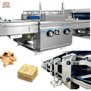 Automatic Hard Biscuit Make Machine Milk Biscuit Production Line For Crackers