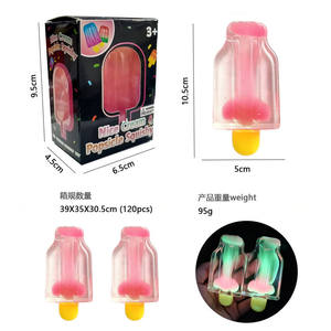 Luminous Glow In The Dark Ice Cream Popsicle Stress Relief Fidget <b>Toy</b> With Soft Squeeze Feel For Gifts <b>Desk</b> Play And Relaxation - Product Image 4