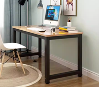 Bureau d'ordinateur pour petits espaces, bureau moderne en bois extensible pour la maison, le bureau, l'étude, l'appartement