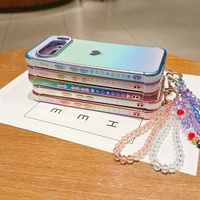Coque de téléphone antichoc en TPU avec bracelet en cristal électroplaqué et motif cœur pour Google Pixel 9 Pro – Meilleure vente