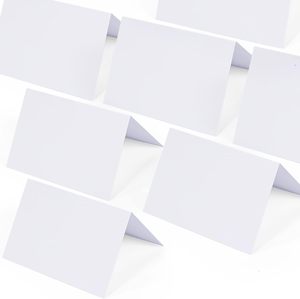 Nơi thẻ cho bảng thiết lập Trắng Trống Tùy Chỉnh Lều nơi thẻ cho thiết kế tên Lều placecards tiệc cưới - Product Image 1