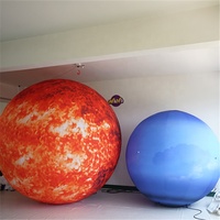 Boules de planète LED / Planètes gonflables avec lumière LED pour la promotion ou la décoration de fête