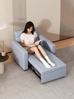 Sofá Cama Modular Plegable Nuevo Modelo 2025 para Salas Pequeñas Juego Multifuncional Estructura de Metal Cama Individual Tela Moderna Extensible