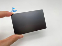 Tarjetas de metal de acero inoxidable para miembros, tarjetas de metal para negocios con código QR dorado y negro