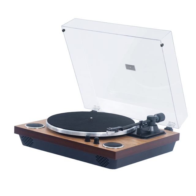 Record Player Vintage Turntable for Vinyl Records with Built-in Speakers Bluetooth Retro Phonograph Stylish Design Turntable