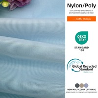 Tissu en maille de nylon 100% blanc, respirant, léger, 100 g/m², 1 mm d'épaisseur, pour robes de soirée et robes à paillettes, tissu en tulle, tissu en dentelle