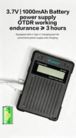 MT-7630 Smart OTDR dengan Wifi dan Bluetooth untuk Perangkat Android dan iOS untuk OTDR OPM Break Point dan dengan Sumber Sinar untuk Insinyur
