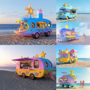 Camion de restauration mobile commercial avec cuisine complète pour la vente de nourriture de <span class=keywords><strong>rue</strong></span> et les événements en plein air - Product Image 4