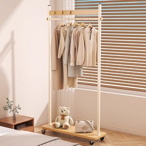 ราวตากผ้าโลหะแบบสองเสา สำหรับ<span class=keywords><strong>แขวน</strong></span>เสื้อโค้ทและ<span class=keywords><strong>หมวก</strong></span> ชั้นวางของอเนกประสงค์สำหรับจัดเก็บเสื้อผ้าและรองเท้าในบ้าน - Product Image 2