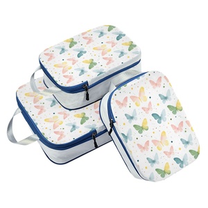 3 Sets <b>Makeup</b> Bag Travel Customs Small Large Cute Cosmetic <b>case</b> Portable Multifunctional Waterproof Organizer Bag - Product Image 2