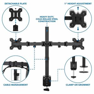 ขาตั้งจอภาพแบบยืดหยุ่นได้สูงสุด 27 นิ้ว รองรับ VESA 100x100 สำหรับจอภาพหลายจอ - Product Image 2