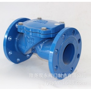 บริษัท หลงเหยา ซวงหยง วาล์ว แมนูแฟคเจอริ่ง จำกัด วาล์วกันกลับ Dn100 Pn16 แบบยางปิดเปิด สำหรับน้ำ - Product Image 5