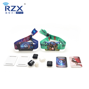 Fabriek Prijs Logo Afdrukken Rfid Stof Polsbandje Nfc Textiel Armband Ntag 213 Chip Binnen - Product Image 5
