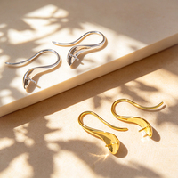Nouvel arrivage : Supports de boucles d'oreilles élégants en argent 925 avec perle, pour femmes et jeunes filles, cadeau personnalisé