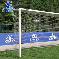 Vente chaude 11 VS 11 Poteaux de but de football en aluminium portables légers pour l'extérieur