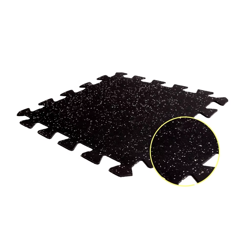 Anti Vibration Pad Rubber Gym Interlocking Mat, Puzzle Tiles Wash Machine Mats for Rooms Desks Washers,Dryers and Appliances