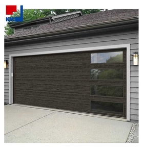 Puertas de Garaje Automáticas Eléctricas con Control Remoto, Tipo Clon, Inclinables, con Aspecto de Madera Metálica, Venta al por Mayor, Transparentes con Vista Completa - Product Image 2