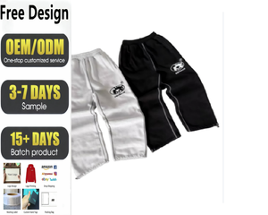 <span class=keywords><strong>Pantaloni</strong></span> Casual Oversize da <span class=keywords><strong>Uomo</strong></span> all'Ingrosso, <span class=keywords><strong>100</strong></span>% <span class=keywords><strong>Cotone</strong></span>, <span class=keywords><strong>Pantaloni</strong></span> Larghi a Zampa con Logo Personalizzato Ricamato, Jogger a Gamba Larga per l'Inverno - Product Image 1