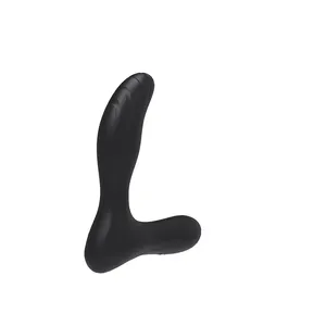 Topcarc肛门对接插头振动器，带遥控前庭肛门插头性玩具可伸缩振动器C假阴茎形