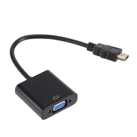 Convertidor HDTV a VGA Full HD 1080P, Conector Chapado en Oro, Señal Estable para Laptop, PC, Proyector, Pantalla, Suministro OEM al por Mayor