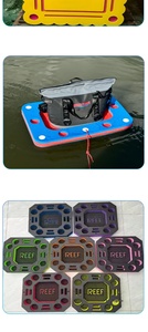 Tapis de Mahjong Flottant Pliable en EVA Style Américain OhmyMahjong, Table de Mahjong Flottante Personnalisable pour Jeu Aquatique avec Sac - Product Image 5