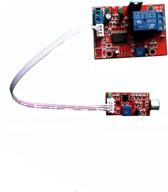 12V Voice-Activated Delay Switch Sound Detection Relay Module Sound Sensor Module Voice Alarm