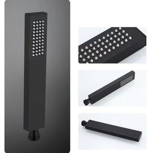 Système de douche à pluie à double tête, mitigeur thermostatique encastré avec jet doux et puissant, ensemble de douches de salle de bain en laiton - Product Image 6