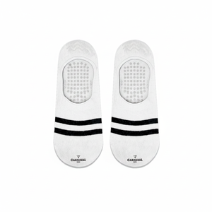 <b>Black</b> Striped Patterned Non-Slip Silicone Sports <b>Socks</b> for Ballet Practice - Product Image 2