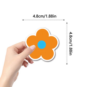 VSCO-Mini Autocollants Graffiti pour Fille, Livre, <span class=keywords><strong>Chambre</strong></span> à Coucher, Décoration Murale, Peinture Colorée, 60 Pièces - Product Image 4