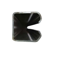 Rail de rideau en acier robuste de 40 mm, guide droit, tige de guidage