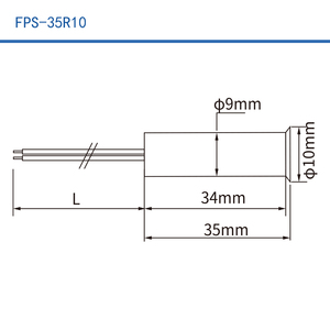 Interrupteur de fin de course HKFAST série FPS-35R10 noir à montage traversant avec aimant - Product Image 2