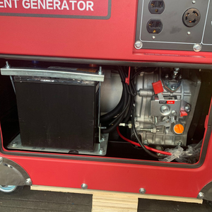 Générateur diesel silencieux HIC HIC-8GF 230V 50Hz refroidi par air, démarrage électrique, usage commercial - Product Image 5