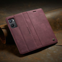 Étui portefeuille magnétique CaseMe en TPU+PU pour Redmi Note 10 4G - Étui rabattable antichoc avec porte-cartes et certification ROHS