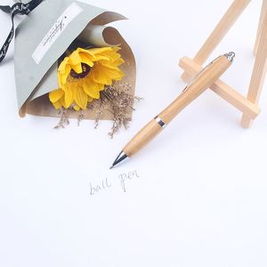 Recycled Personalized Wood Engraving Thick <b>Pen</b> With High Quality Printed Custom Logo Eco-friendly Bamboo Supplier Ball Ballpoint - Product Image 3